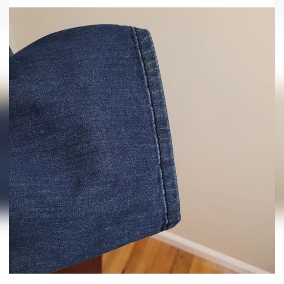Terra & Sky Jeans, Women's 26 W PETITE Blue stretch Denim Straight leg High Rise - Picture 10 of 12